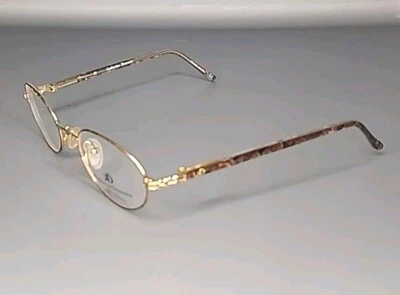 Catherine Deneuve CD-095 Demi Brown / Gold Pattern Eyeglass Frame 49/19/125 - Image 1 of 4