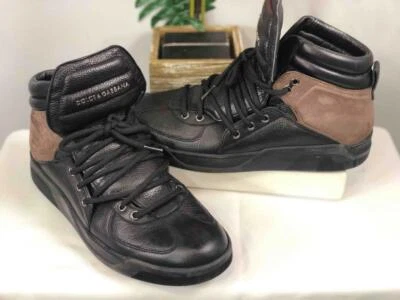 Botines de cuero negro y marrón DOLCE AND GABBANA para hombre talla 10 Foto 1 de 4
