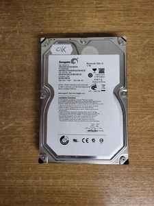 *** Disque Dur Sata Seagate ST31000524AS - 1Tb 7200 6 Gbits/s - tested - Photo 1/2