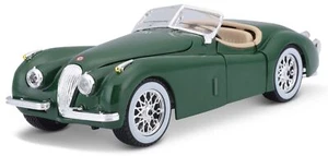 Jaguar XK 120 green diecast model car 22018 Bburago 1:24 - Picture 1 of 7
