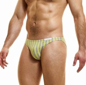Modus Vivendi X-Retro Low-Cut Brief Exclusive Ecofriendly Cotton Yellow 24222  1 - Picture 1 of 4