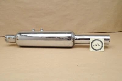 Royal Enfield 500 Bullet Redditch Sixty 5 Right Short Muffler Exhaust Silencer - Image 1 of 4