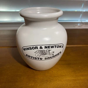 Vintage Windsor Newtons Ceramic Vase Pot Artists Brush Holder - Picture 1 of 4