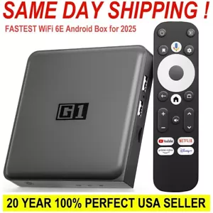 Kinhank G1 Android TV Box 4k Ultra HD Google & Netflix Certified Dolby Vision+ - Picture 1 of 10