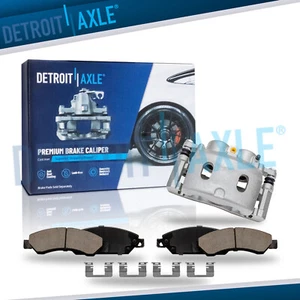 Front Right Brake Caliper Brake Pads for Chevy Silverado Sierra 1500 Yukon Tahoe - Picture 1 of 7