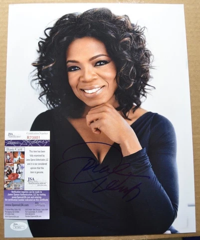 Oprah Winfrey Signed 11x14 Photo w/ JSA COA #R73801 Cover
