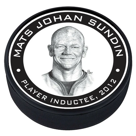Mats Sundin NHL Legends Textured Hockey Puck - Player Inductee, 2012 Cover