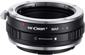 K&F Concept Lens Mount Adapter for Sony A Minolta AF Lens to L Mount Camera Body - Picture 1 of 8