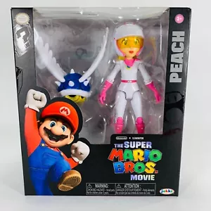 Nintendo The Super Mario Bros Movie Deluxe Action Figure Principessa Pesca Giocattolo Nuovo - Foto 1 di 10