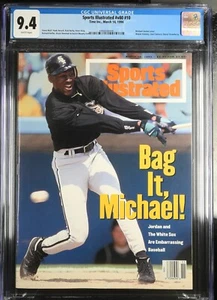 CGC 9.4 GRADE Sports Illustrated March 14, 1994 Michael Jordan Baseball - Picture 1 of 2