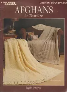 OOP!!! KNIT & CROCHET AFGHANS TO TREASURE 8 BEAUTIFUL DESIGNS - Picture 1 of 6