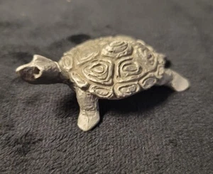 Heritage Zinn Miniatur Schildkröte Figur - Bild 1 von 4