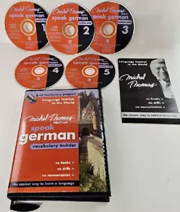 Michel Thomas Method SPEAK GERMAN Vocabulary Builder 5 CD Program - Picture 1 of 24