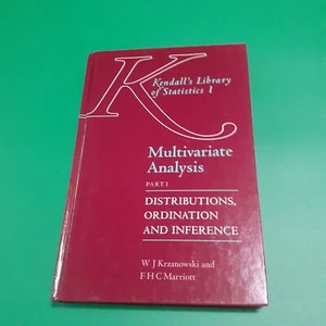 Kendall's Library of Statistics 1 Hardcover - Picture 1 of 5