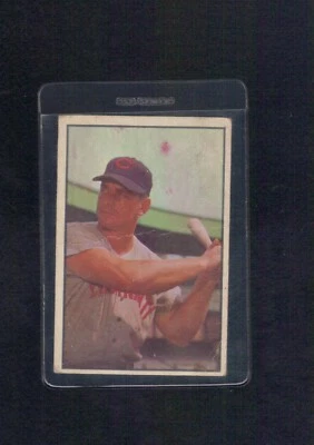1953 BOWMAN COLOR #62 TED KLUSZESKI GOOD CREASE - Image 1 of 2