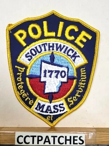 SOUTHWICK, MASSACHUSETTS POLICE SHOULDER PATCH MA - Picture 1 of 2