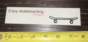 Enjoy Skateboarding Sticker Ollie Magazine - Picture 1 of 1