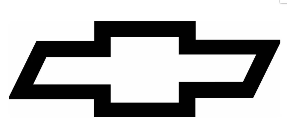 fits Chevy Bowtie Logo Emblem Vinyl Decal Car Truck Window Sticker - FREE SHIP - Image 1 of 1