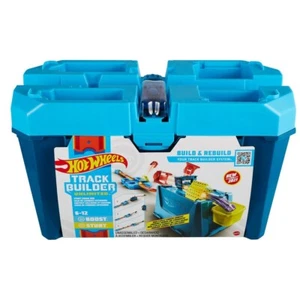 Hot wheels Track Builder Unlimited Crash Box Die Cast Toy Car Set UK FAST P&P - Picture 1 of 3