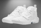 Nike Jordan Why Not Zer0.4 Shoes White Metallic Silver CQ4230-101 Men's Size NEW