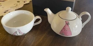 New Verdici Decorative Tea Cup & Tea Pot Dress & Shoes Design - Picture 1 of 17