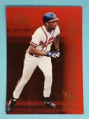 1996 Select Certified RED Jermaine Dye Atlanta Braves #107 ⚾ - Image 1 of 2