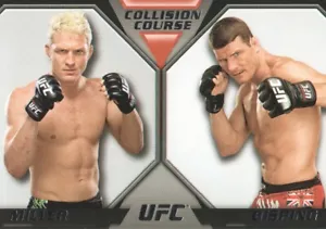 2011 Topps UFC Moment of Truth Collision Course #CCBM Miller/Bisping - Picture 1 of 2