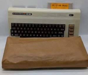 VIC20 Abdeckung gegen Staub/Schmutz ⭐ - braun Retro Vintage - Bild 1 von 6