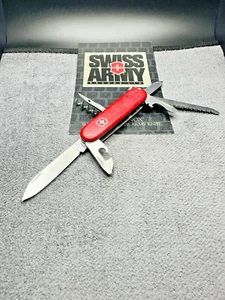 VICTORINOX CAMPER Swiss Army Knife Multi Tool 91mm RED ... - Picture 1 of 12