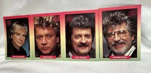 Rock Cards 1991 Music Trading Cards - Moody Blues Lot Of 4 - Picture 1 of 2