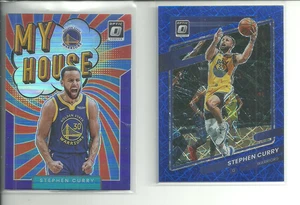 STEPHEN CURRY 2021-2022 PANINI DONRUSS OPTIC BLUE VELOCITY & MY HOUSE REFRACTORS - Picture 1 of 1