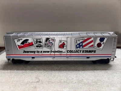 USPS Stamp Collecting 50’ HO Train Boxcar, All Steps, HTF, Clean - Image 1 of 4