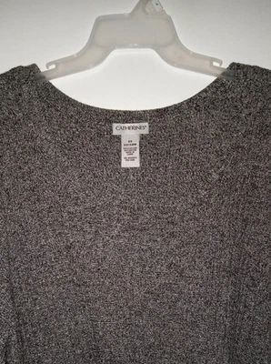 Pulôver Catherines gola redonda túnica suéter manga longa feminino tamanho 2X ~ 22/24W - Imagem 1 de 2