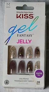 Kiss Gel Fantasy Nails Jelly 90690 FJ17 Pegamento Medio Incluido ¡Envío Gratis!  - Imagen 1 de 2