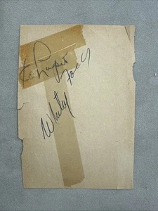 Whitey Ford, Elston Howard & Ed Lopat NY Yankees Signed Auto Autograph Cut Page - Picture 1 of 2