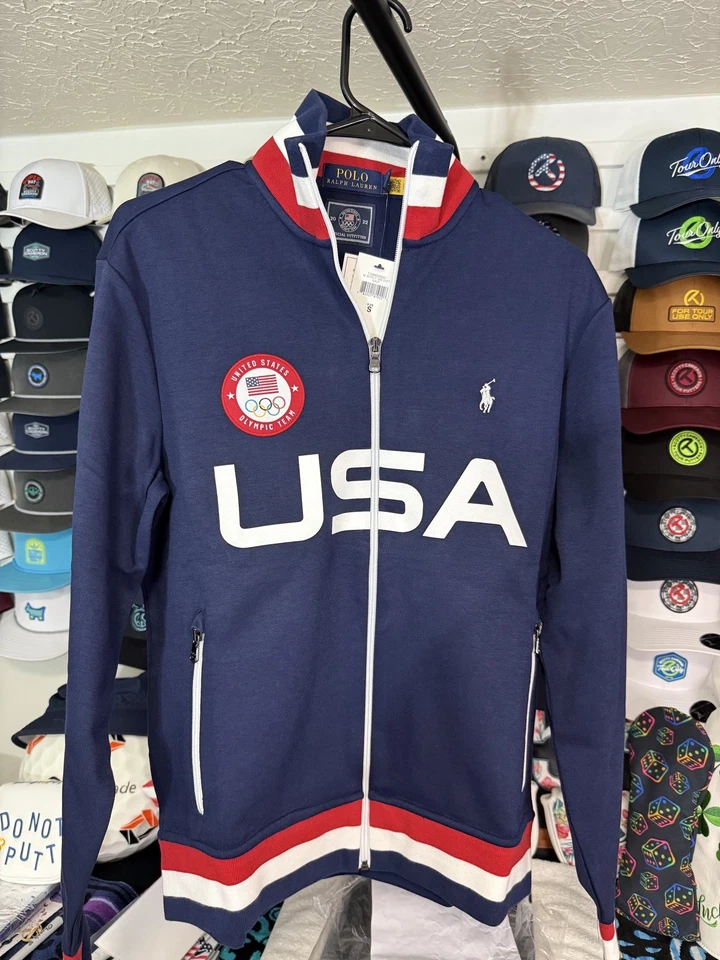 Polo Ralph Lauren 2022 Olympic Team USA Track Jacket Winter Games NWT Size S  - Image 1 of 4