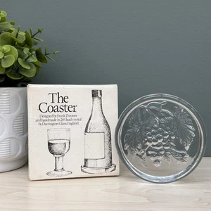 Dartington Glass The Coaster FT332 Wine Bottle Coaster Frank Thrower Design - Picture 1 of 10