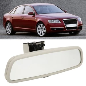 Car Beige Car Interior Rear View Mirror 4F0857511AA Panoramic Replacement For - Picture 1 of 12