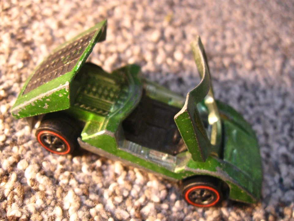 Vintage 1970 Hot Wheels Redline Ferrari 512s Green Color Hong Kong - Image 1 of 4