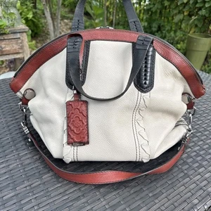 🌞orYANY CASSIE STONE BROWN BLACK X-LARGE CONVERTIBLE TOTE SHOULDER BAG - Picture 1 of 7