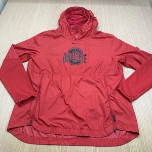 Nike Ohio State Buckeyes Herren Team ausgestellt Kapuze Windbreaker Pullover Größe Large - Bild 1 von 10
