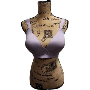 Bali Comfort Revolution Bra Wireless Smoothing Lavender L/G - Picture 1 of 3