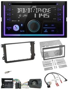 JVC Lenkrad USB 2DIN DAB Bluetooth CD Autoradio für VW T6 2015-2019 - Bild 1 von 11
