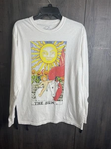 The Sun (Tarot Card) T-Shirt Adult Medium Long Sleeve White - Picture 1 of 9