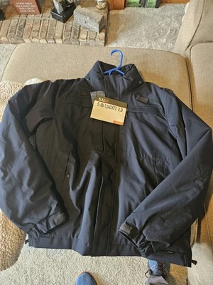 NWT LARGE 5.11 TACTICAL 5 IN 1 JACKET AND LINER 2.0 DARK NAVY 48360 LARGE REG - Image 1 of 4