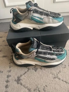 Amiri Bone-Runner Trainers green grey Authentic UK 8 RRP £620 - Picture 1 of 8
