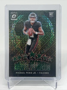 2024 Donruss Optic - Rookie Recruits Michael Penix Jr. #10 Green Choice /24 - Picture 1 of 2