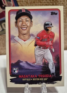 2023 Topps x Bob Ross Joy Of Baseball Masataka Yoshida RC Budding Talents #BT-7 - Picture 1 of 2