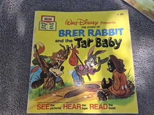 Rare Hard To Find Disney Vintage Brer Rabbit and the Tar Baby Book, Read Along - Picture 1 of 3