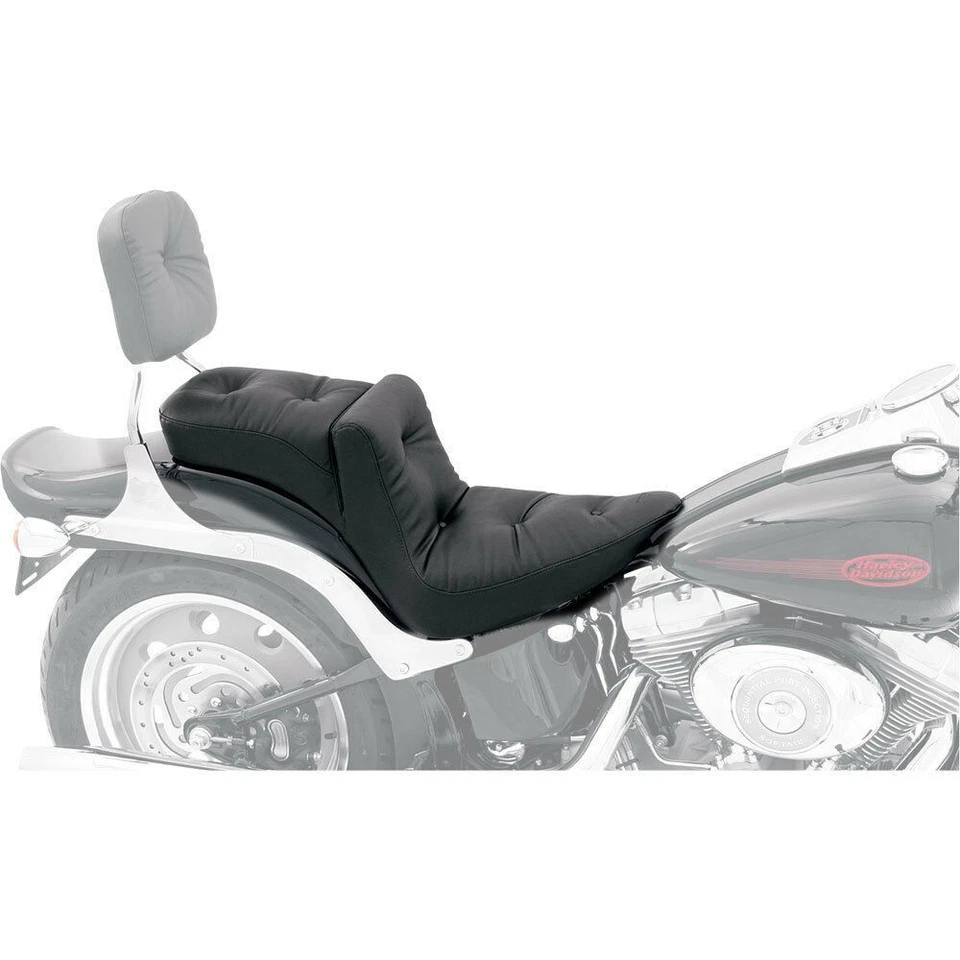 Mustang Extra-Wide Regal Duke Pillow Seat 2006-17 Harley Softails FXST FLSTF - Imagem 1 de 1